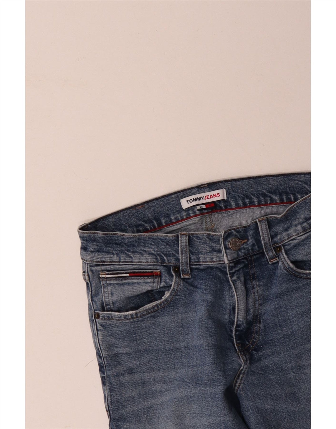 TOMMY HILFIGER Γυναικείο Slim Jeans W28 L30 Μπλε Βαμβακερό
