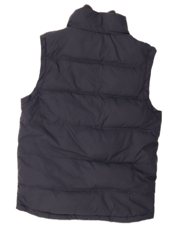 Superdry Mens Padded Gilet UK 38 Medium Navy Blue Nylon