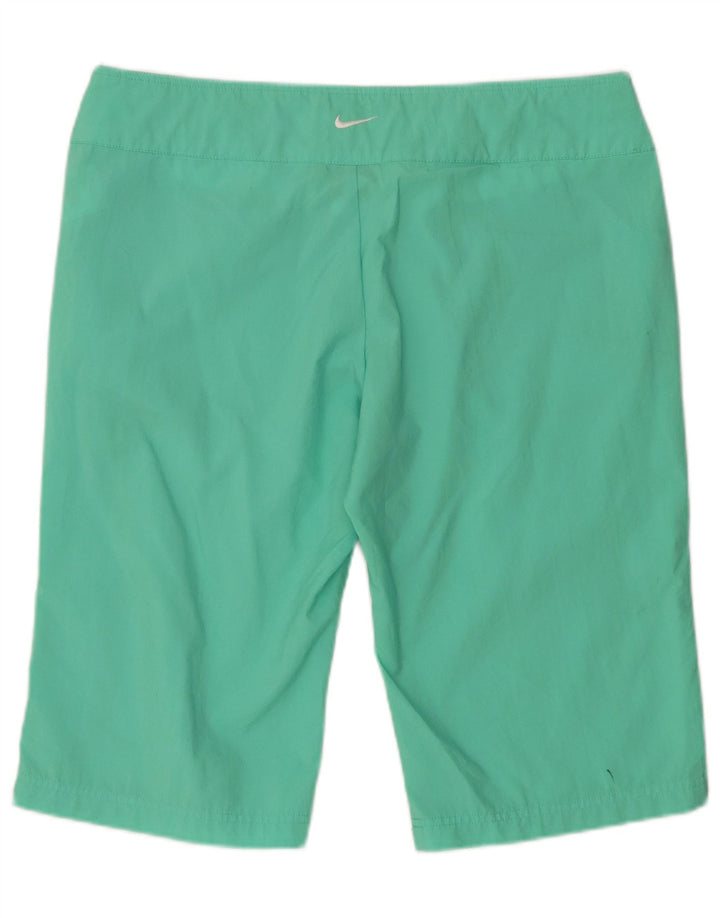 Γυναικεία βερμούδα NIKE US 12/14 Large W34 Τυρκουάζ Πολυεστέρας