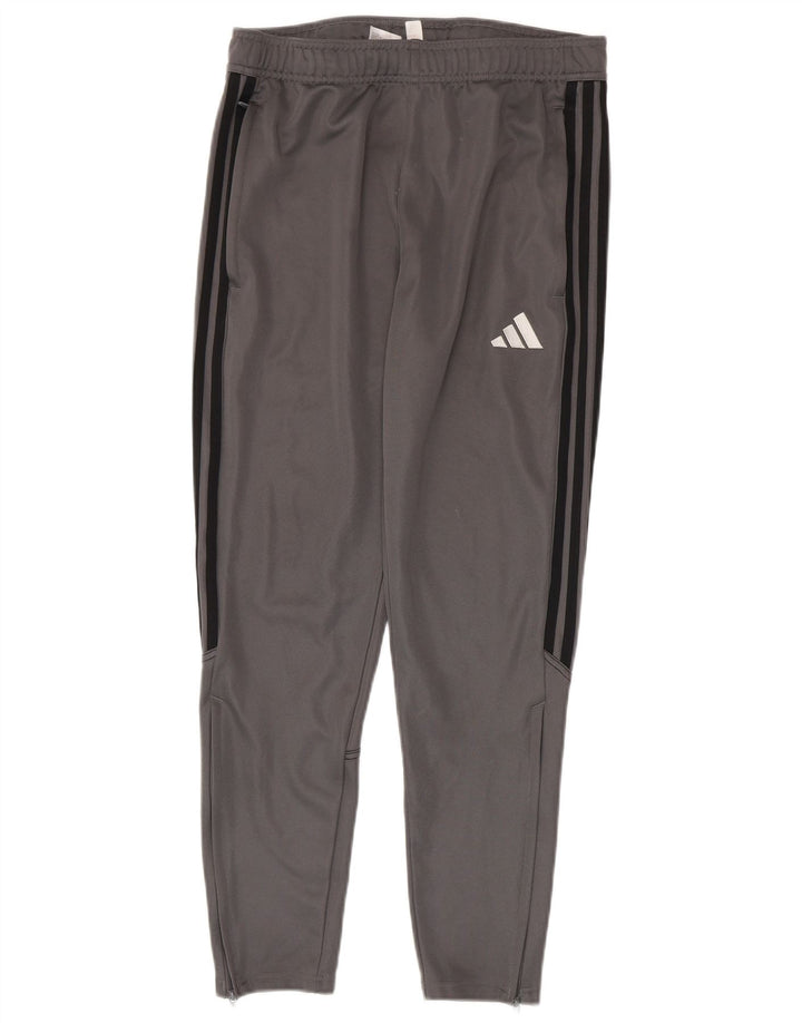 Ανδρική φόρμα αθλητικής φόρμας Adidas Aeroready με μεσαίο γκρι πολυεστέρα
