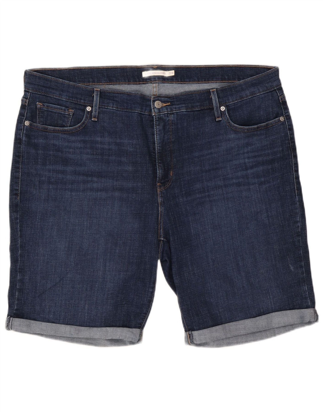 Γυναικείο τζιν Levi's Classic Fit βερμούδα US 22 3XL W44 Navy Blue