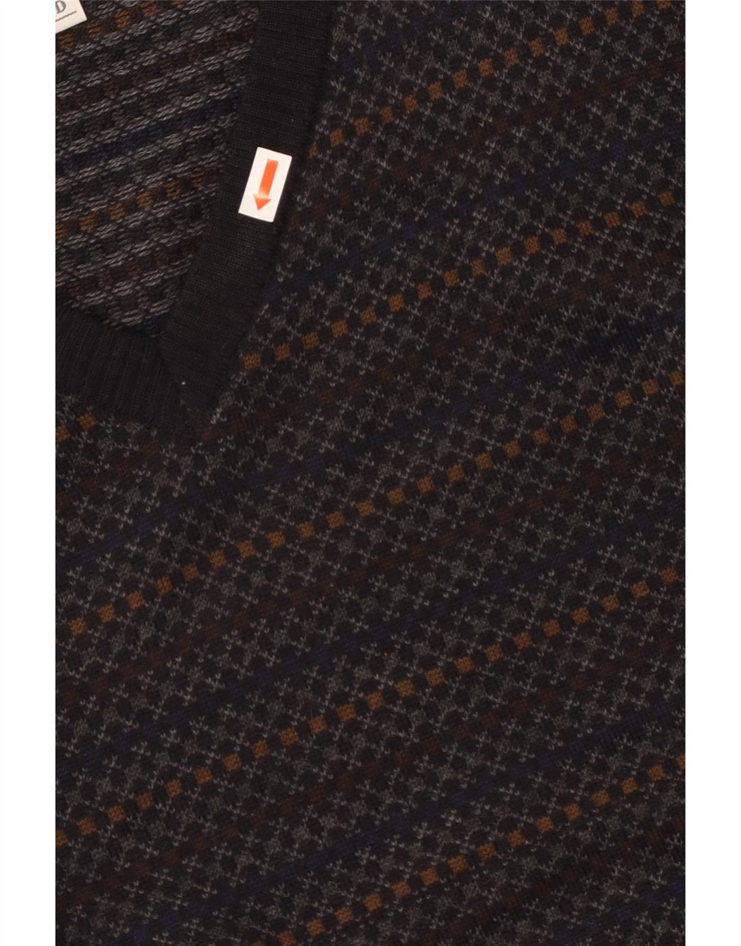 THOMAS LLOYD Ανδρικό πουλόβερ με λαιμόκοψη IT 48 μεσαίου μπλε ριγέ