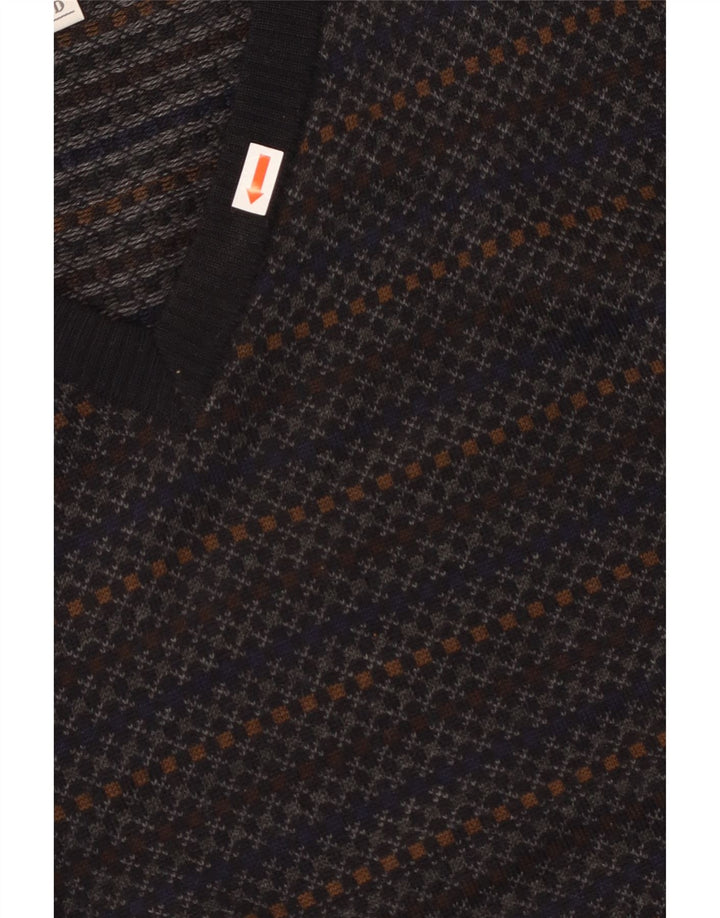 THOMAS LLOYD Ανδρικό πουλόβερ με λαιμόκοψη IT 48 μεσαίου μπλε ριγέ