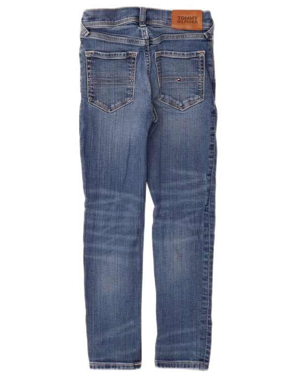 Tommy Hilfiger Girls Slim Jeans 7-8 ετών W22 L21 Blue Cotton