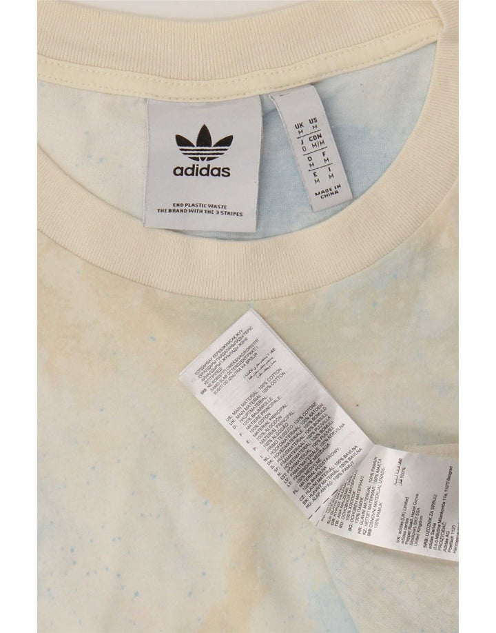 Ανδρικό T-Shirt Adidas Top Μέτριο Πολύχρωμο Tie Dye Cotton