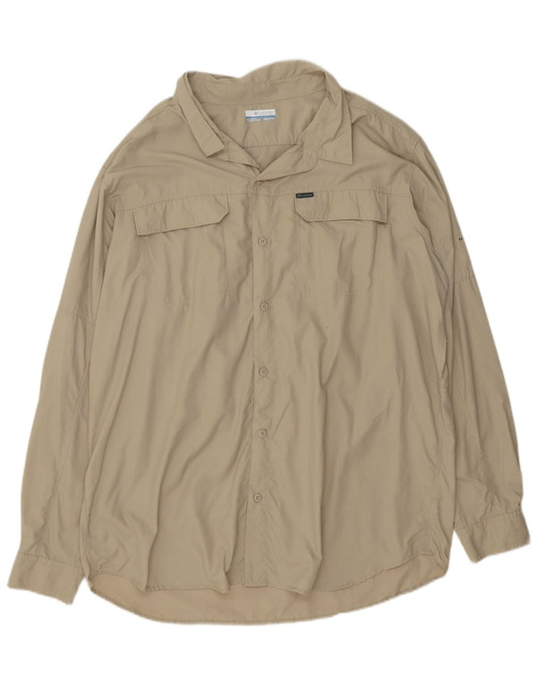 Ανδρικό πουκάμισο Columbia 2XL Χακί