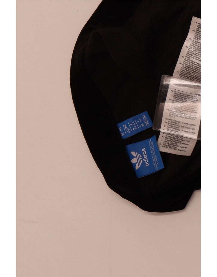 Γυναικείο βελούδινο κολάν ADIDAS UK 12 μεσαίο μαύρο πολυεστέρας