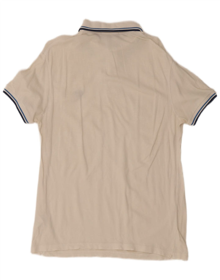 Fred Perry Ανδρικό πουκάμισο πόλο από μεσαίο λευκό βαμβάκι