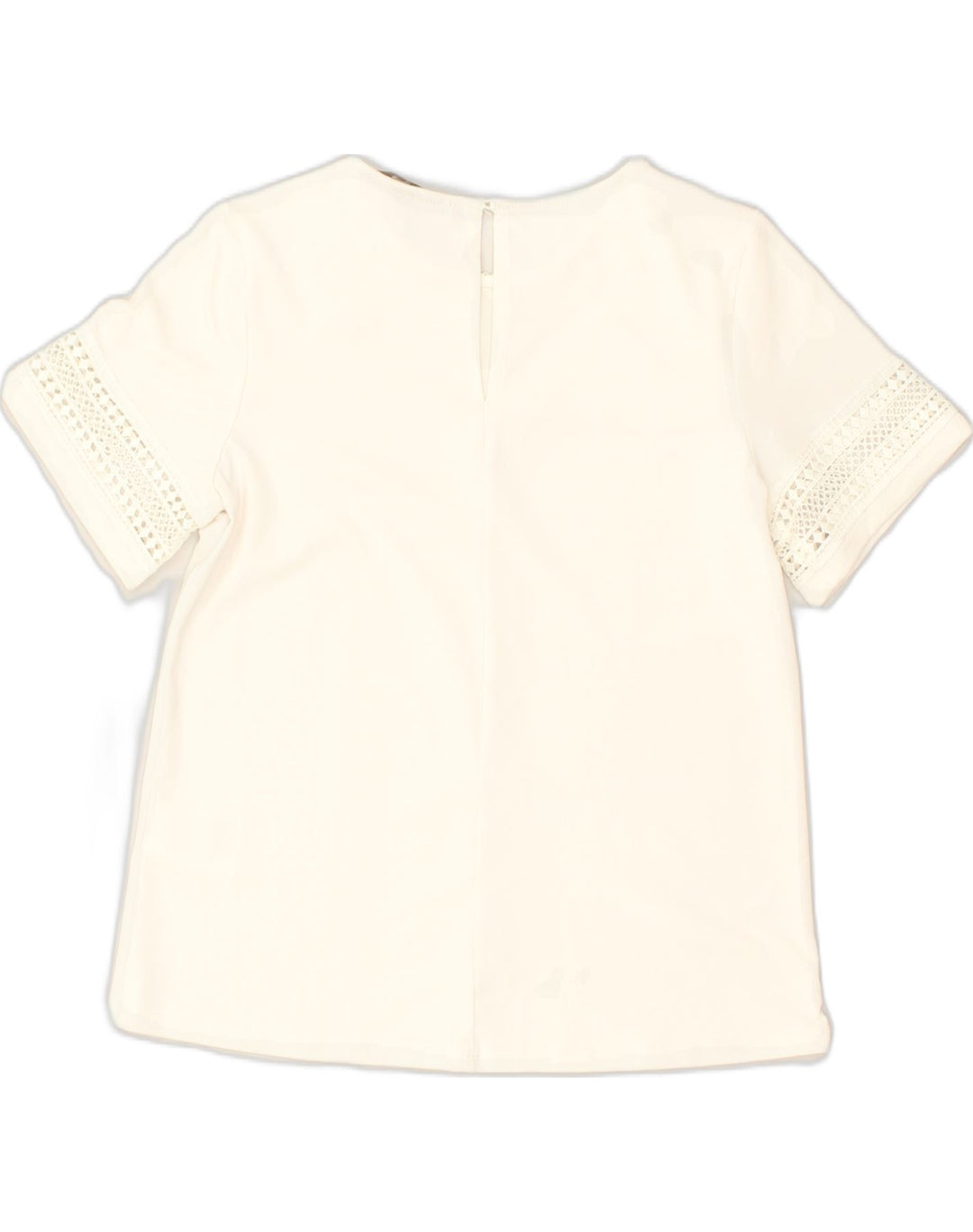 H&M Womens Blouse Top UK 6 XS White Polyester | Vintage H&M | Thrift | Second-Hand H&M | Used Clothing | Messina Hembry 