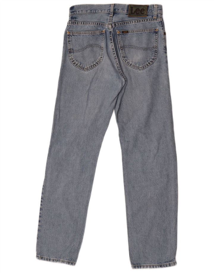 Lee Mens Brooklyn Straight Jeans W30 L32 Blue Cotton