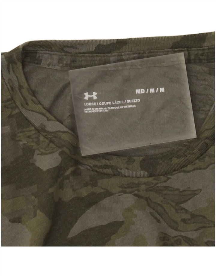 Under Armour Ανδρικό T-Shirt Top Μεσαίο Πράσινο Καμουφλάζ