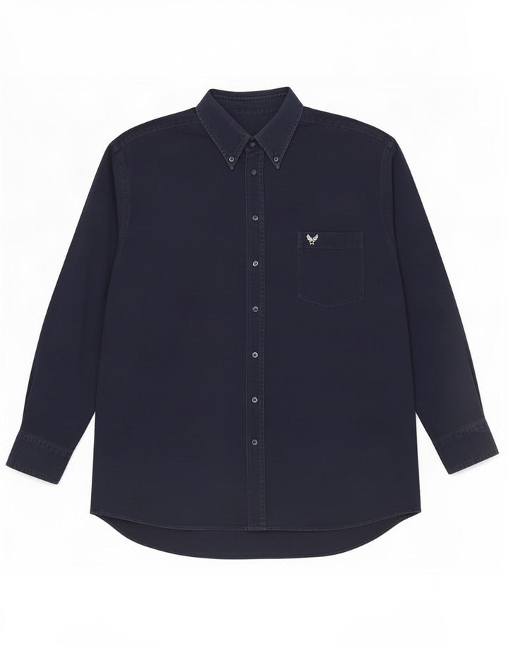 Ανδρικό πουκάμισο Avirex 2XL Navy Blue Βαμβακερό