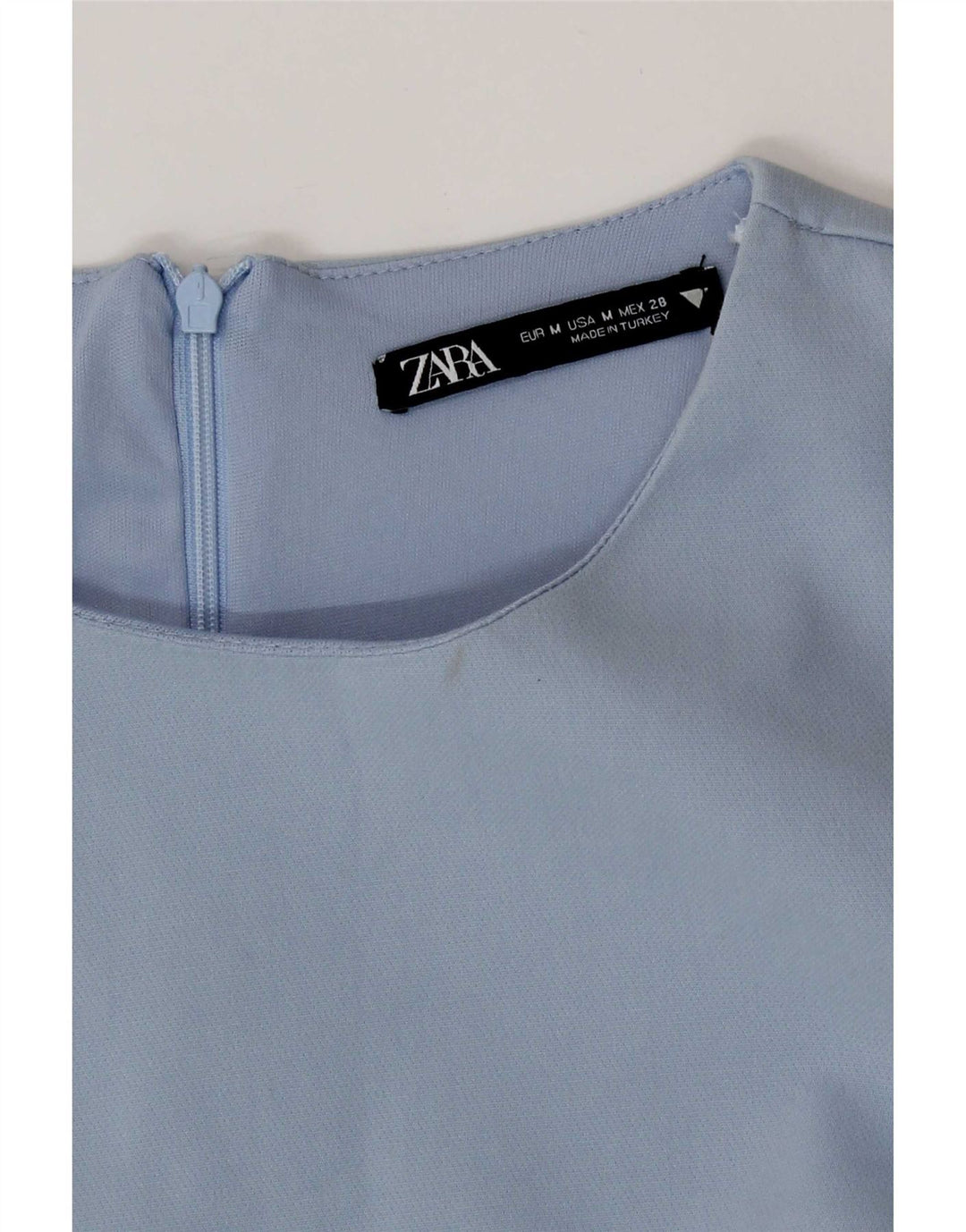 Zara Γυναικείο Playsuit UK 12 Medium Blue Polyester