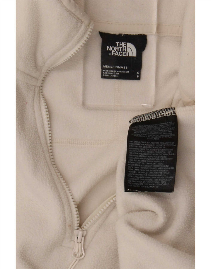 The North Face Ανδρικό φερμουάρ με λαιμόκοψη Fleece Jumper Μικρός μπεζ πολυεστέρας