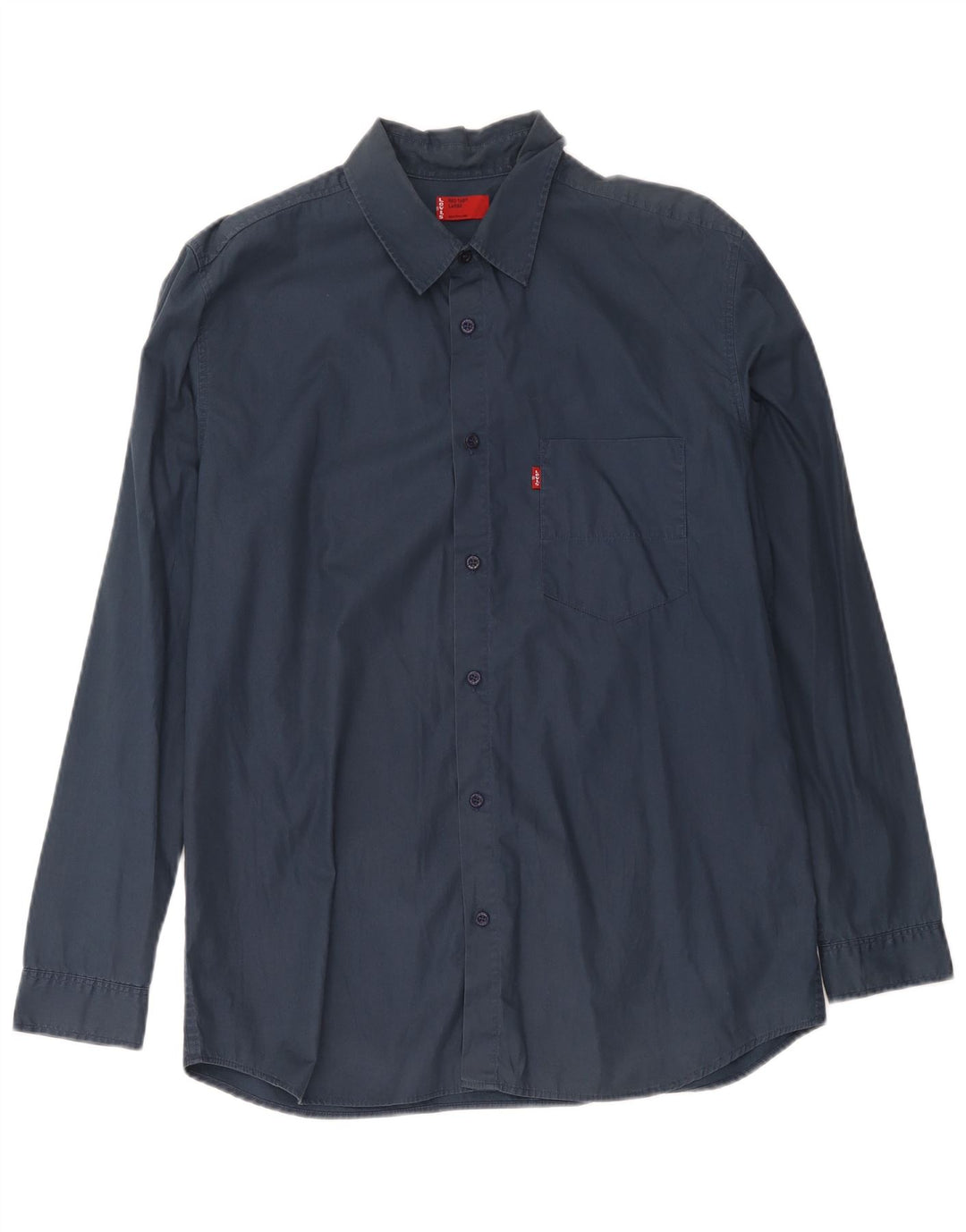 Ανδρικό πουκάμισο Levi's Large Navy Blue από βαμβάκι
