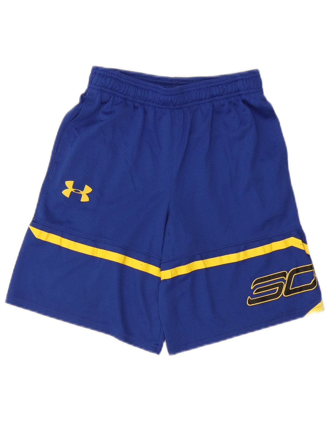 UNDER Armour Boys Heat Gear Graphic Sport σορτς 9-10 ετών Μεσαίο μπλε
