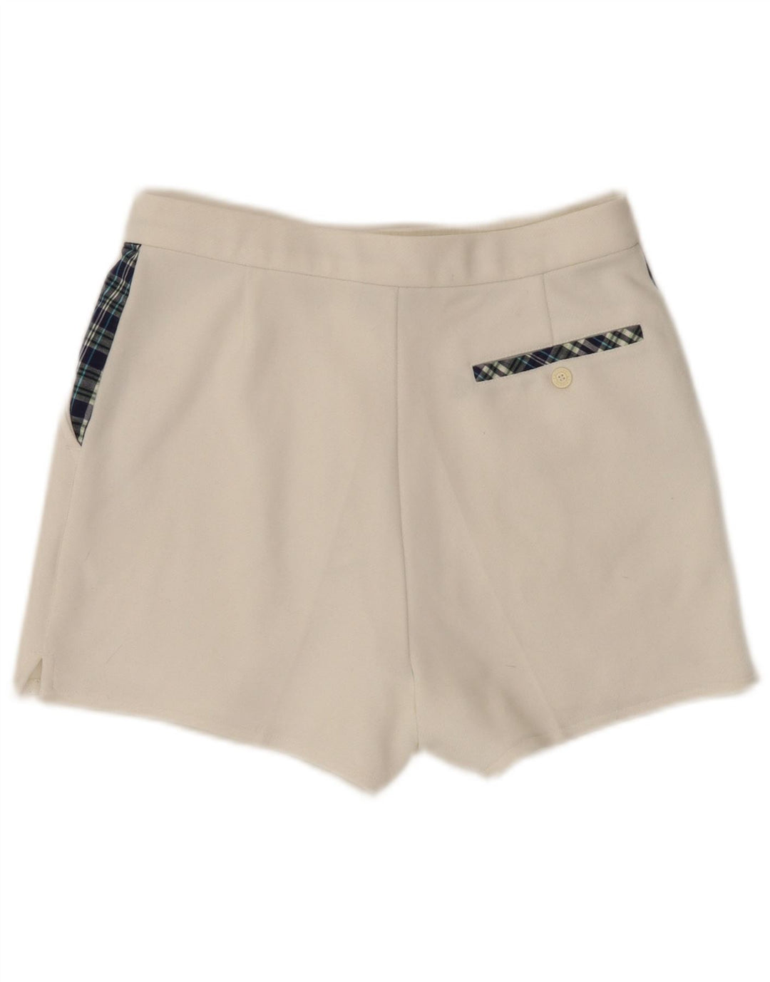 Ανδρικό σορτς Chino Lacoste 38 Small W28 White Check Polyester