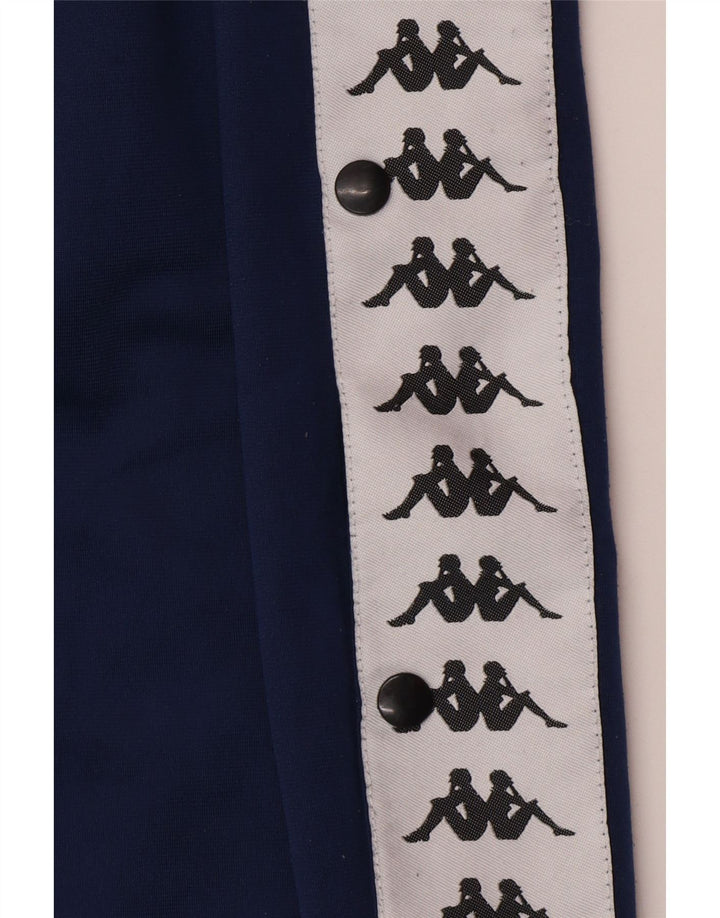 KAPPA Ανδρική φόρμα αθλητικής γραφικής παντελόνι 2XL Navy Blue Colorblock Πολυεστέρας