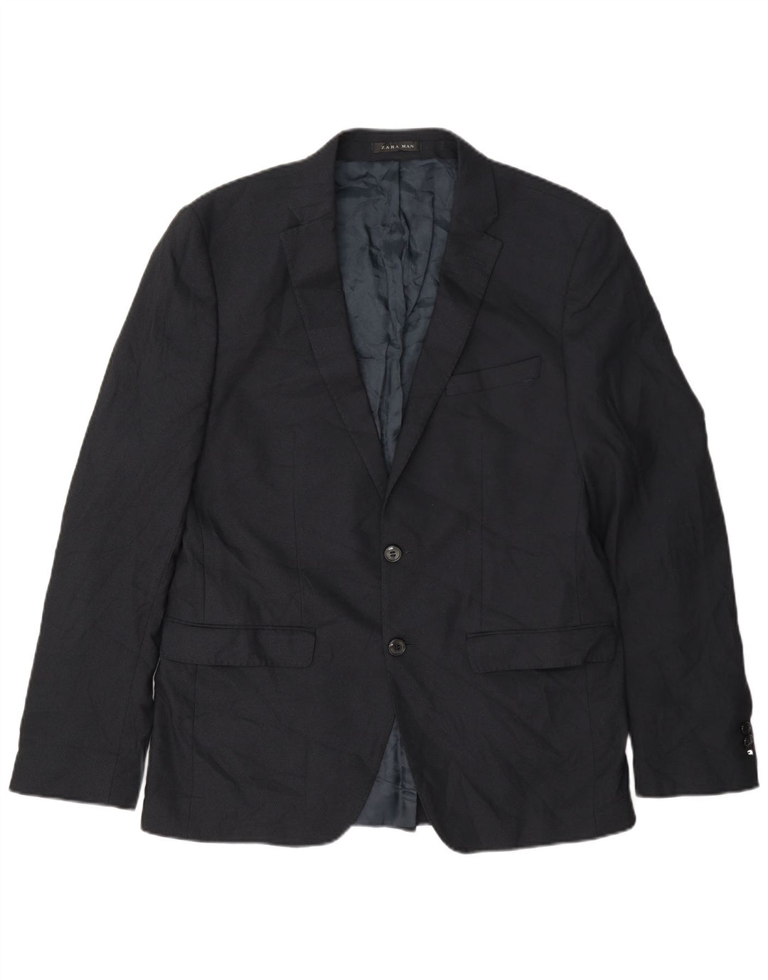 Zara Ανδρικό μπλέιζερ μπουφάν EU 52 Large Navy Blue