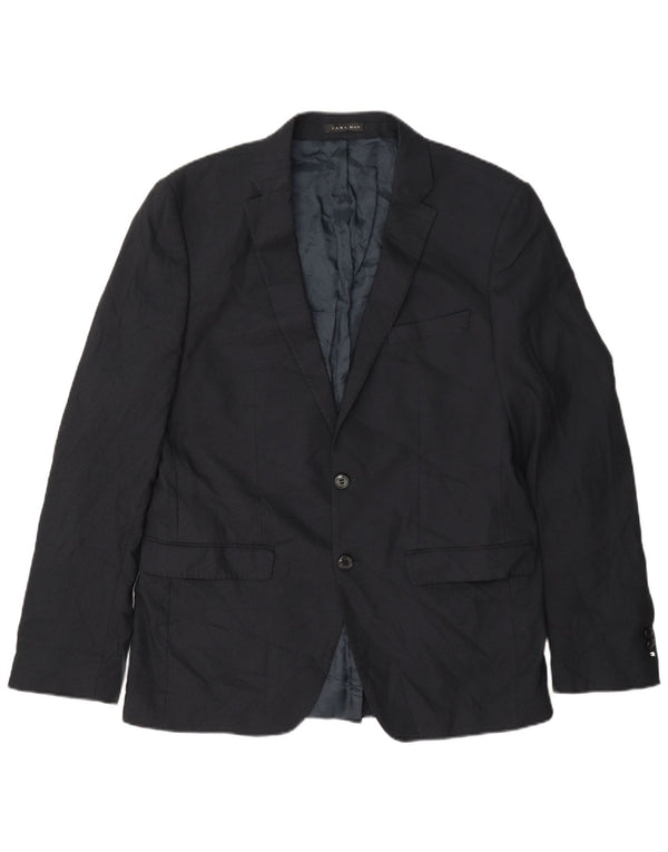 Zara Ανδρικό μπλέιζερ μπουφάν EU 52 Large Navy Blue