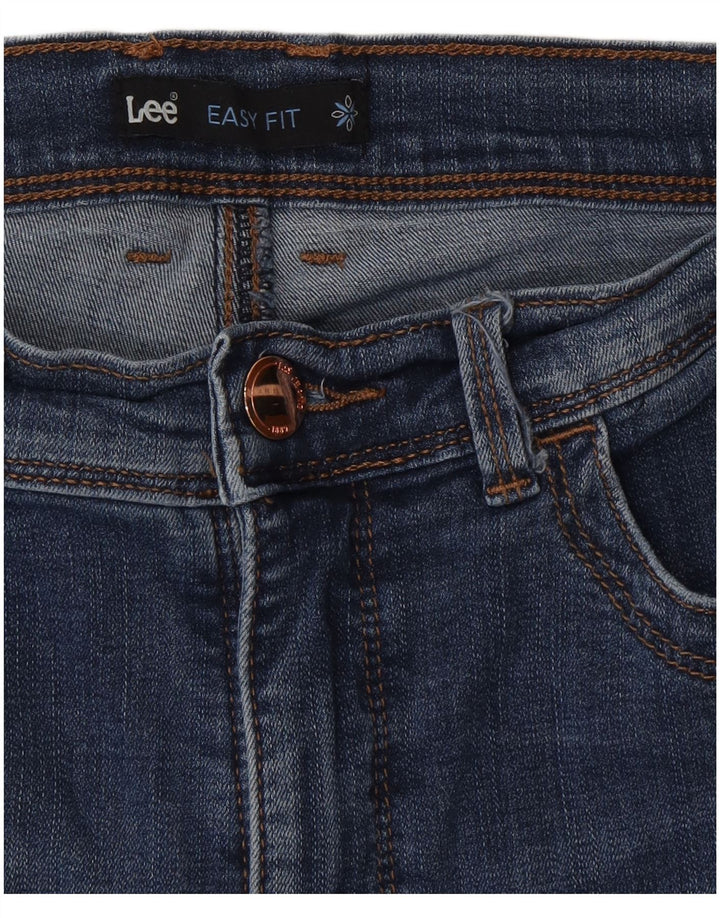 Lee Womens Capri Jeans US 10 Large W30 L23 Blue Cotton