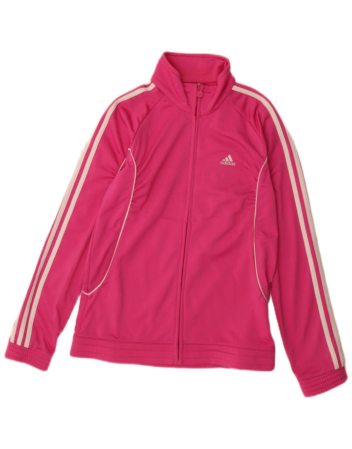 Κορίτσια αθλητική φόρμα Adidas Top Jacket 15-16 Years Pink Polyester