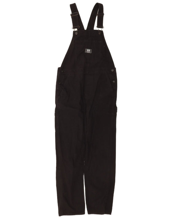Vans Womens Dungarees Cargo Παντελόνι XS W25 L28 Μαύρο βαμβακερό