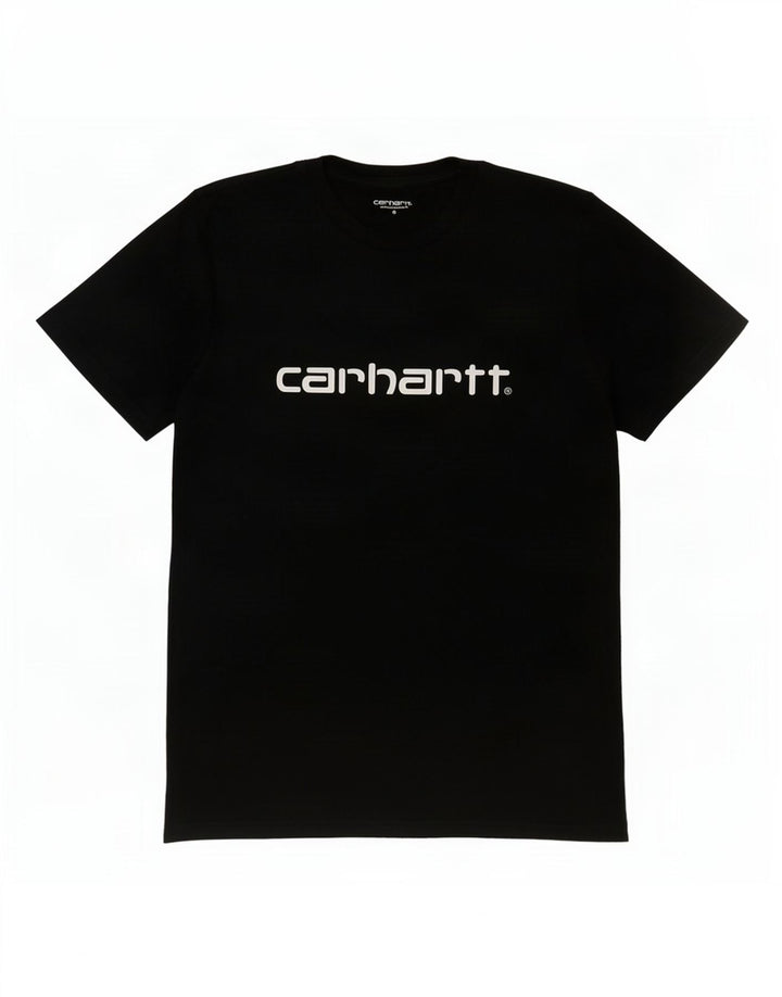 Ανδρικό γραφικό μπλουζάκι Carhartt Top Μικρό μαύρο βαμβακερό