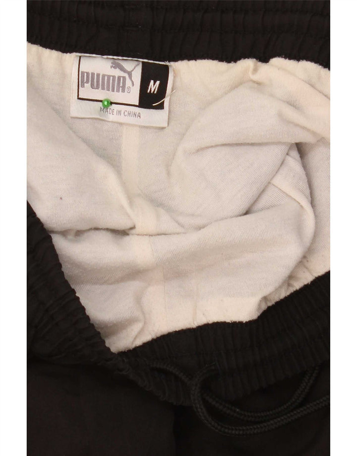 Ανδρική αθλητική φόρμα γραφικών Puma, μεσαίο μαύρο πολυεστέρα