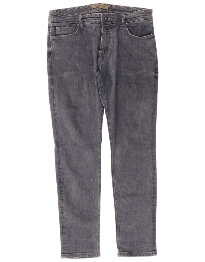 Ανδρικό τζιν ZARA Slim EU 44 Large W34 L30 Μπλε βαμβακερό