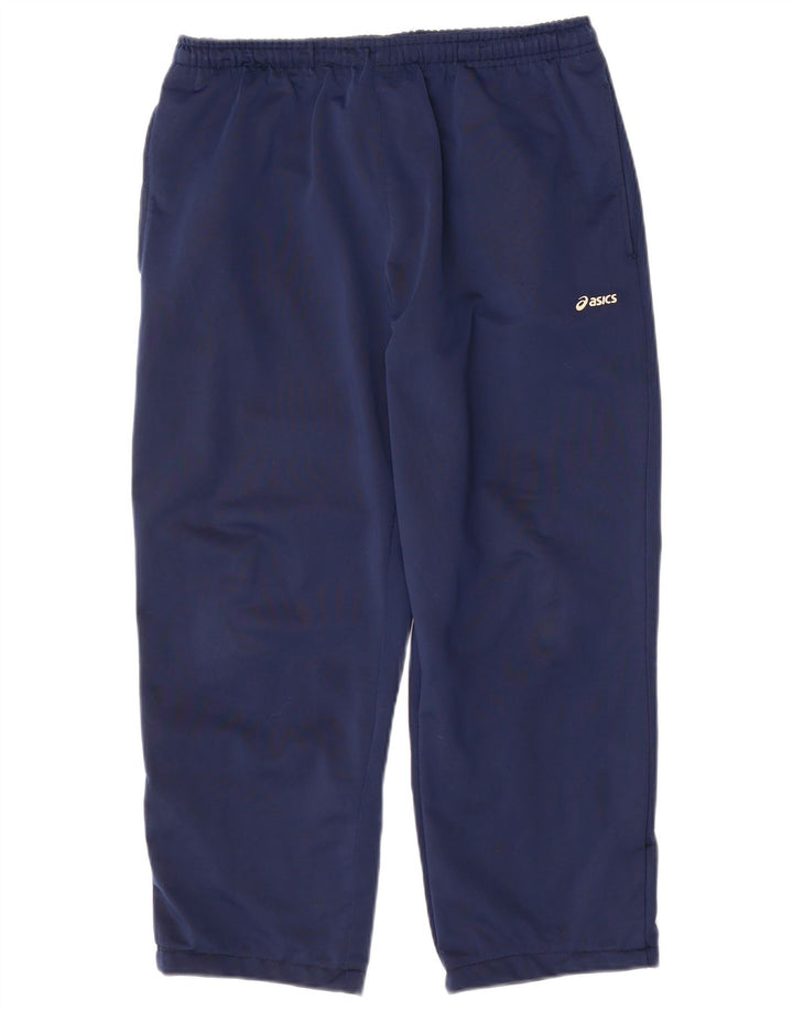 Παντελόνι αθλητικής φόρμας Asics Crop Μεγάλο Navy Blue Polyester