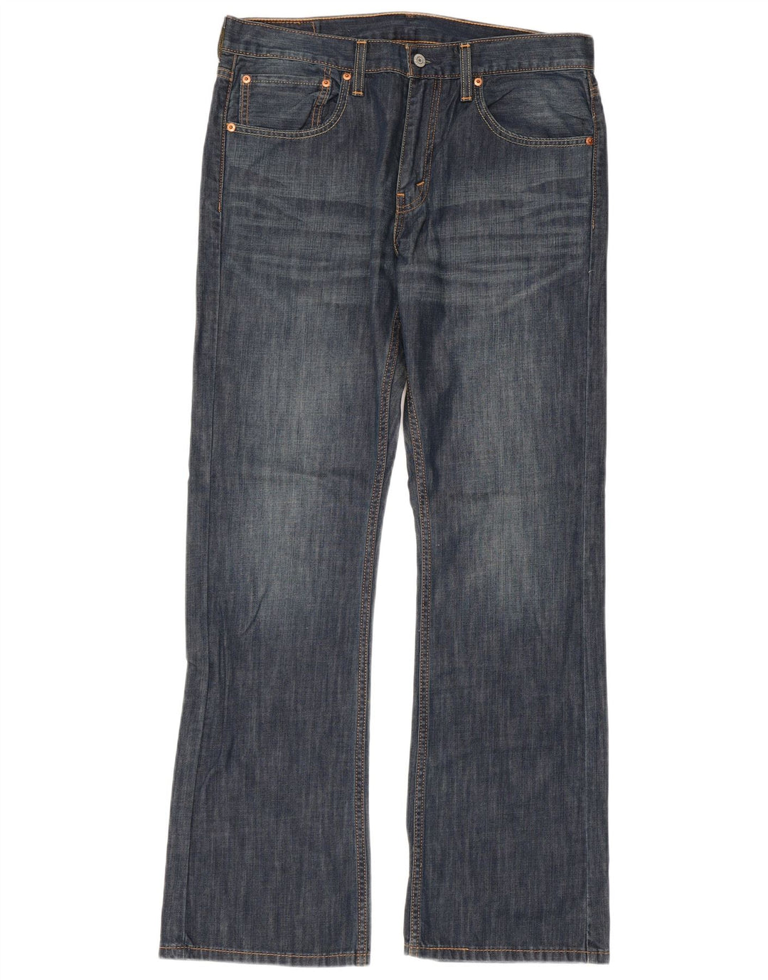 LEVI'S Mens 527 Bootcut Jeans W34 L32 Μπλε βαμβακερό