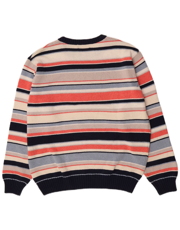 Ανδρικό πουλόβερ Il Granchio Crew Neck Jumper Μεγάλο πολύχρωμο ριγέ