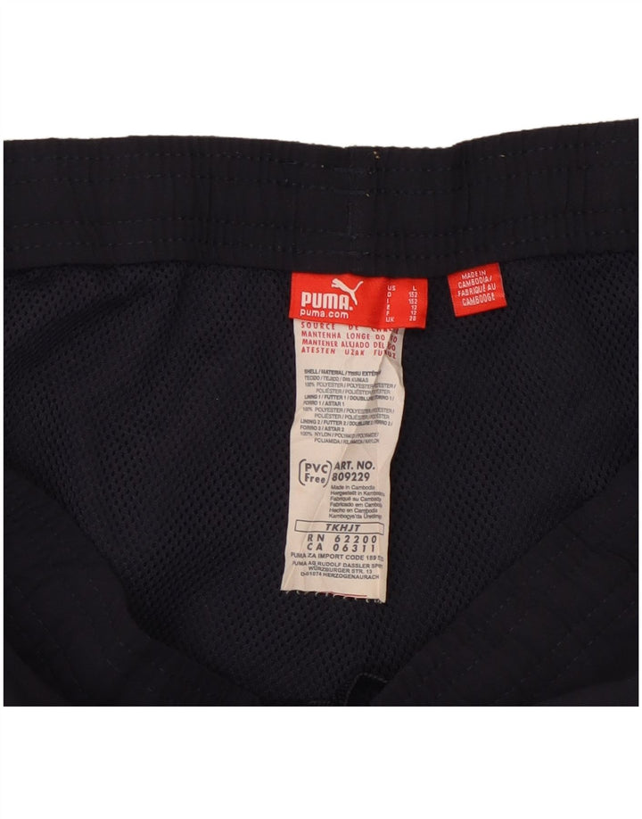 Παντελόνι αθλητικής φόρμας PUMA Boys Graphic 11-12 Years Navy Blue Polyester