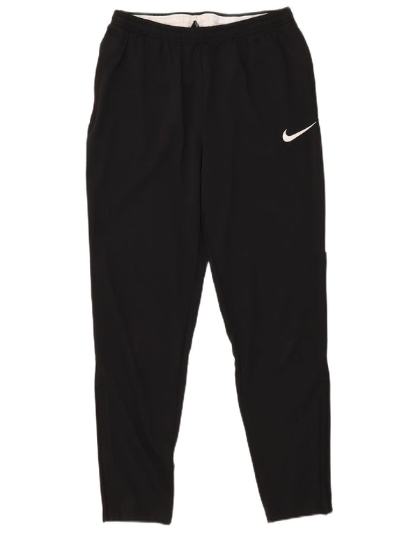 Ανδρικές φόρμες Nike Dri Fit Παντελόνια μεσαίου μαύρου χρώματος πολυεστέρας