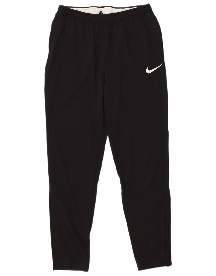 Ανδρικές φόρμες Nike Dri Fit Παντελόνια μεσαίου μαύρου χρώματος πολυεστέρας