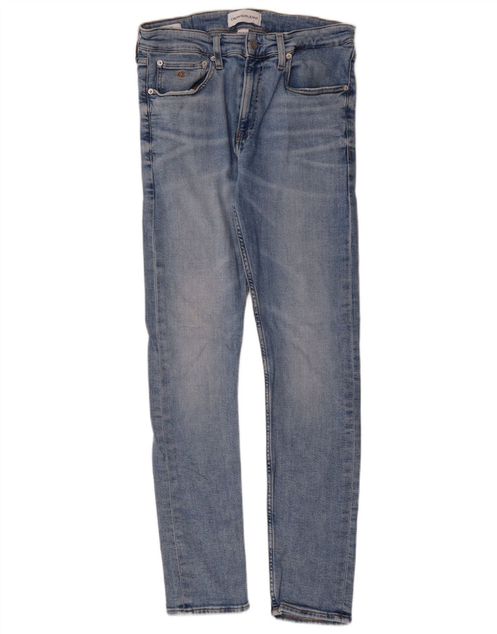 CALVIN KLEIN Γυναικείο Skinny Jeans W32 L32 Μπλε βαμβακερό