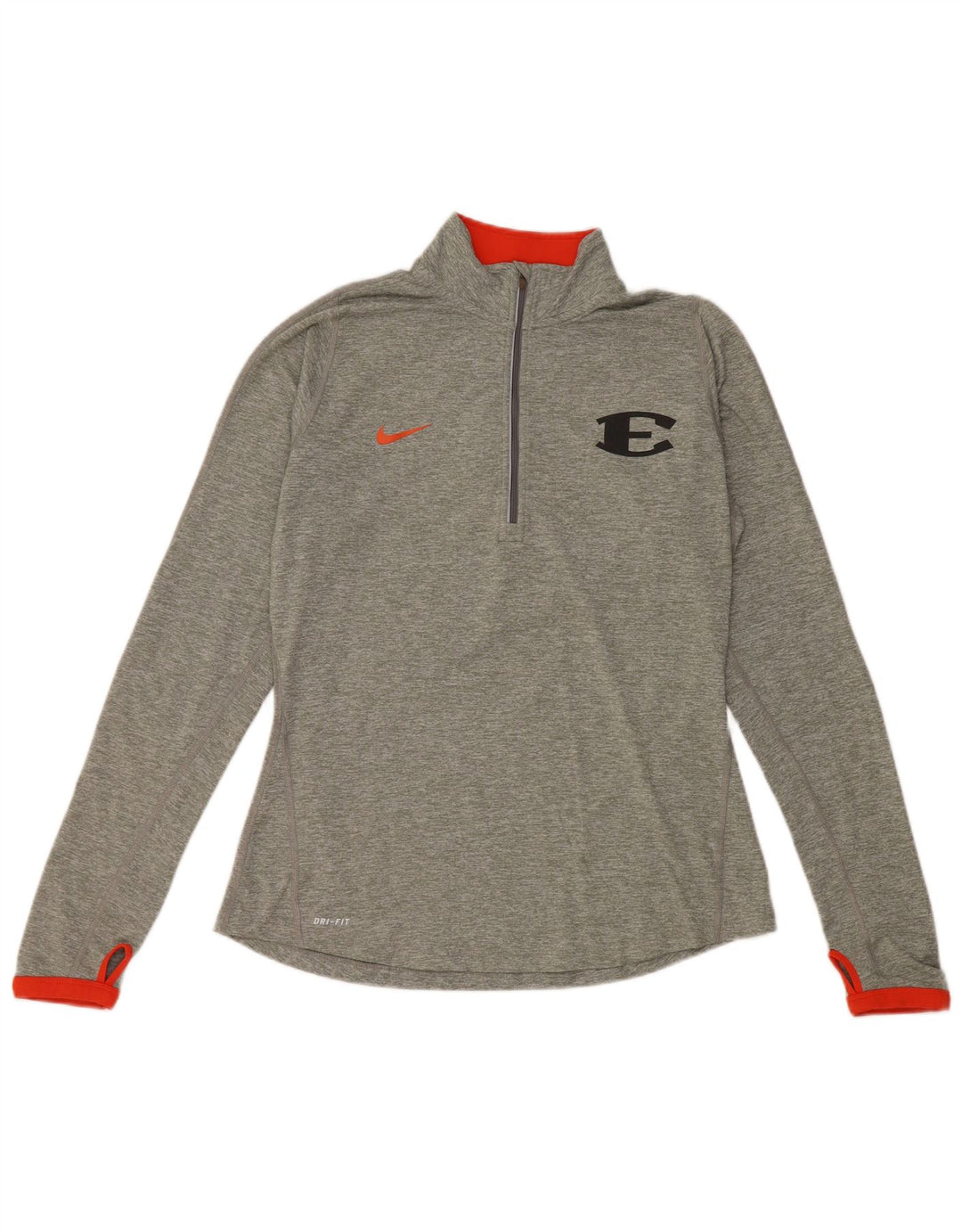 Γυναικεία φόρμα πουλόβερ NIKE Dri Fit Top 12 μεσαίου γκρι φλύκταινες