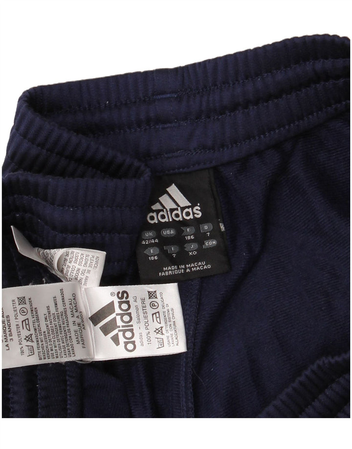 Ανδρική φόρμα ADIDAS Παντελόνι UK 42/44 Large Navy Blue Polyester