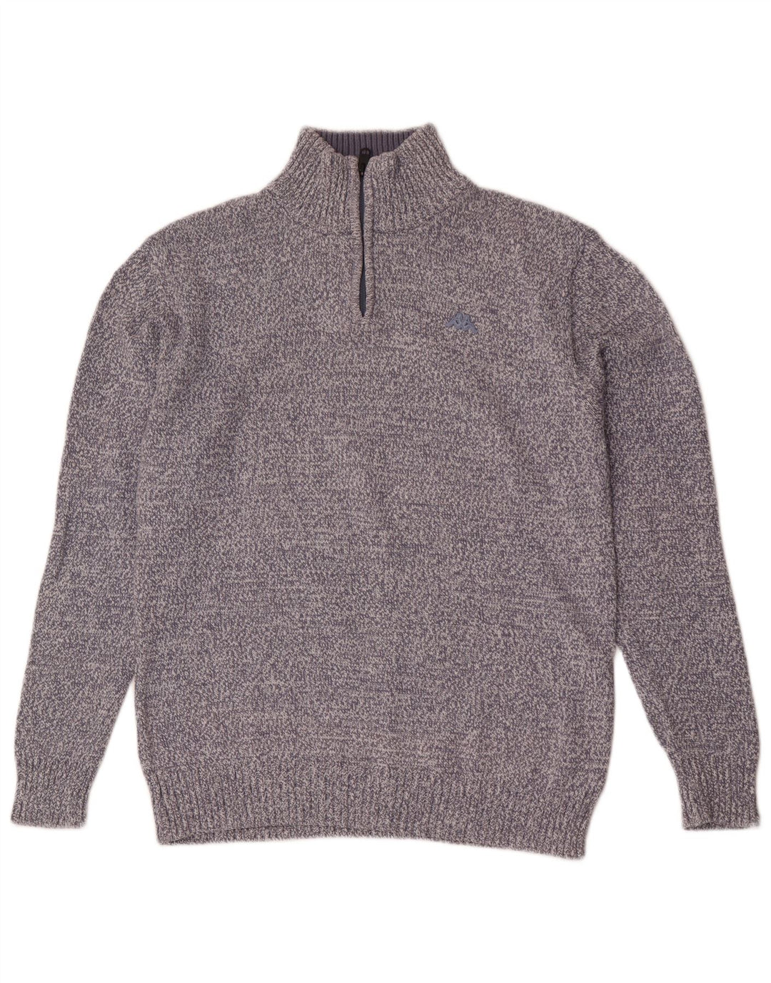 Ανδρικό πουλόβερ Kappa με φερμουάρ XL Blue Flecked