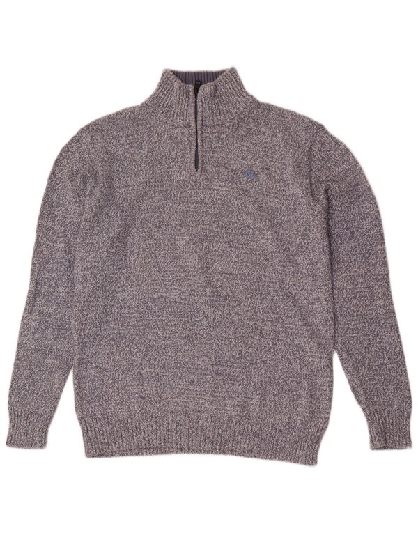 Ανδρικό πουλόβερ Kappa με φερμουάρ XL Blue Flecked