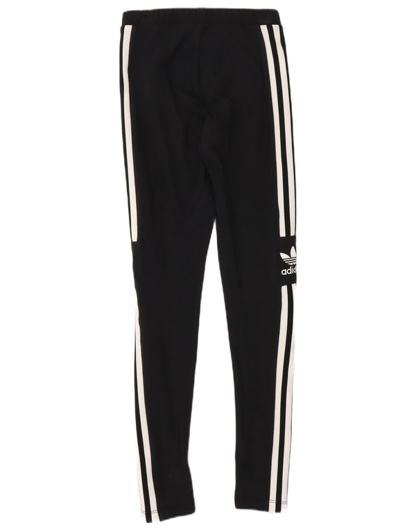 Adidas Γυναικείο Γραφικό Κολάν UK 4 XS Μαύρο βαμβακερό