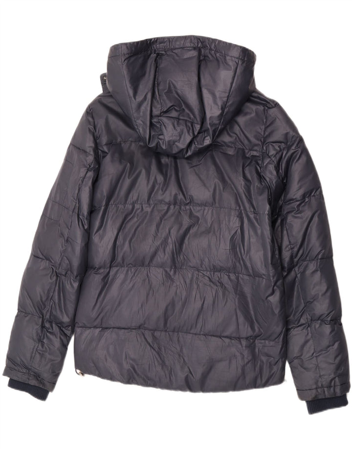 Lee Ανδρικό μπουφάν με κουκούλα UK 36 Small Navy Blue Polyester