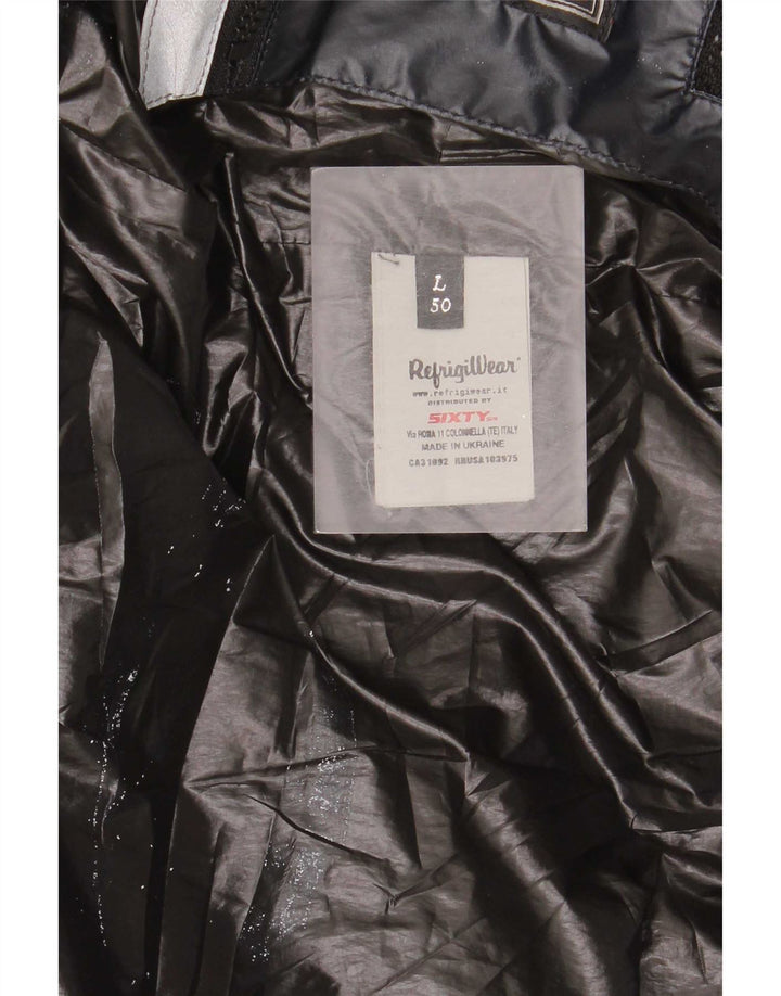 Refrigiwear Ανδρικό μπουφάν με κουκούλα Bomber IT 50 Large Navy Blue Modern