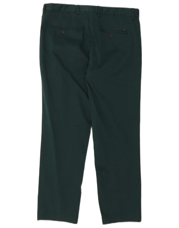 Ανδρικό ίσιο παντελόνι Chino Hugo Boss UK 46 Small W32 L26 πράσινο βαμβακερό