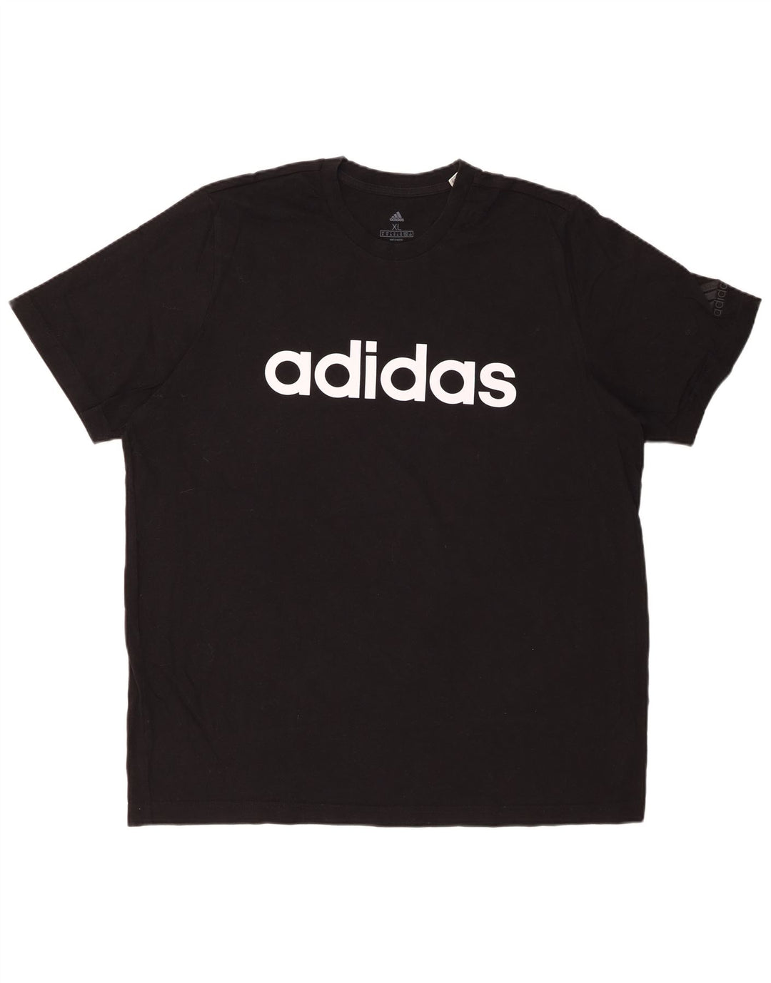 Ανδρικό γραφικό T-Shirt ADIDAS Top XL Μαύρο βαμβακερό