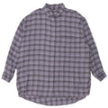 Jack Wills Γυναικείο πουκάμισο μεγάλου μεγέθους UK 12 μεσαίο μπλε βαμβακερό καρό