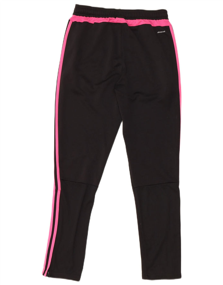 Παντελόνι αθλητικής φόρμας ADIDAS Girls Climacool 13-14 ετών μαύρο πολυεστέρα