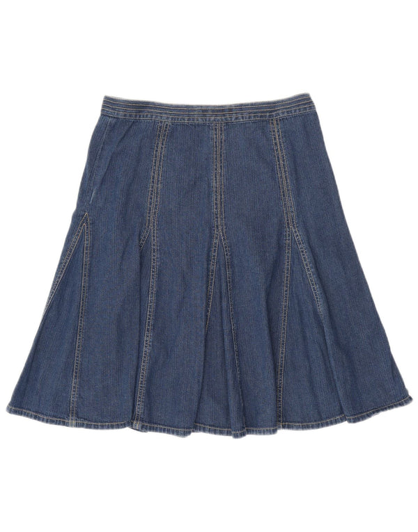 Boden Γυναικεία τζιν φούστα UK 10 Small W30 Μπλε βαμβακερή