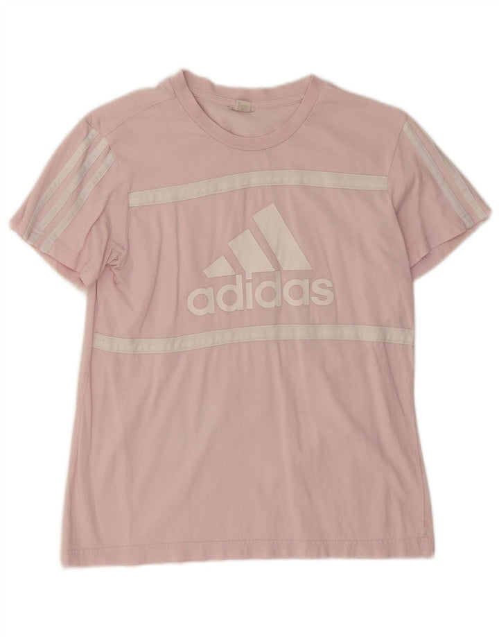 Γυναικείο γραφικό μπλουζάκι Adidas Top UK 12 Medium Pink